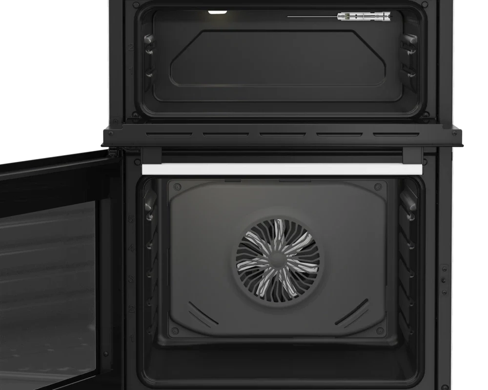 Blomberg HKRN651W 60cm Double Oven Electric Cooker With Vitroceramic Hob White - Clearance