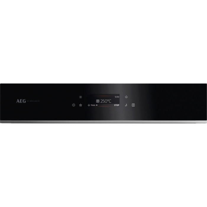 AEG Series 5000 GE7CP61FB SurroundCook Catalytic Built In Electric Double Oven Gloss Black