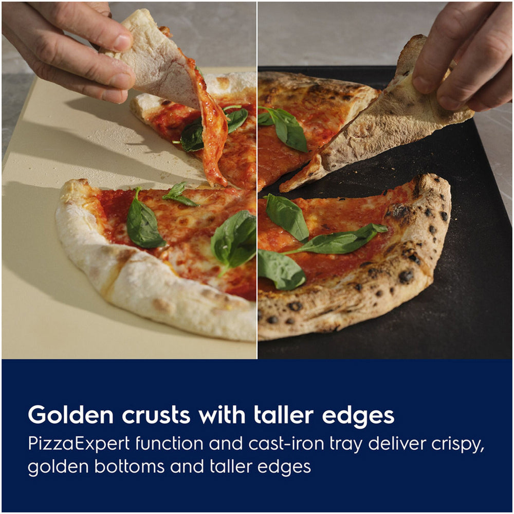 AEG Series 7000 GX7PB63FSB MealAssist with PizzaExpert Pyrolytic Self Clean Built-in Oven Black