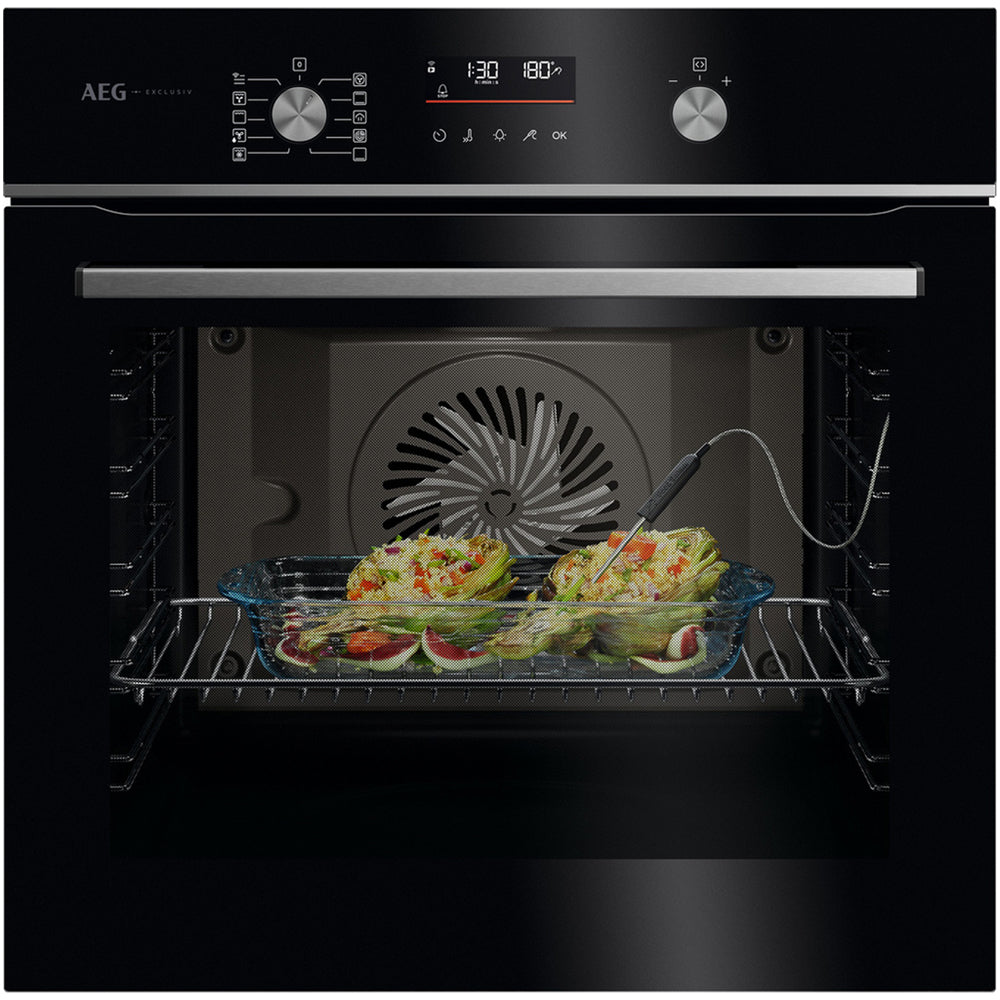 AEG Series 5000 GA5CB50FAB SurroundCook Built In Electric Single Oven Gloss Black