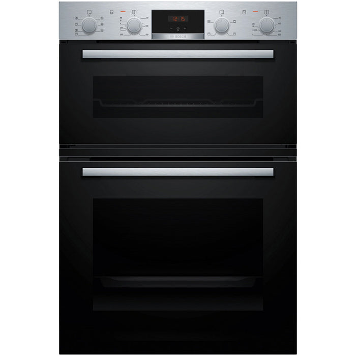 Bosch MBA533BS3B Series 4 60cm Built In Double Electric Oven Stainless Steel