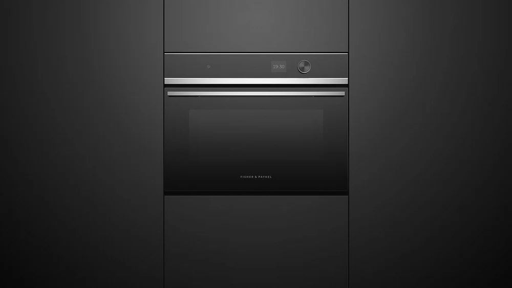 Fisher and Paykel OM60NDLX1 Series 7 Contemporary Compact Combi-Microwave Built-In Oven Stainless Steel