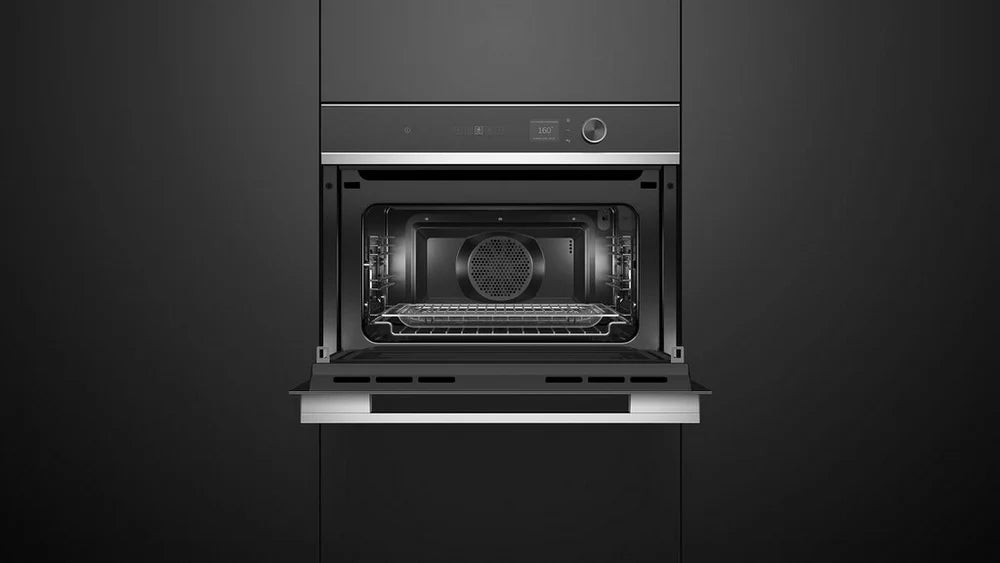 Fisher and Paykel OM60NDLX1 Series 7 Contemporary Compact Combi-Microwave Built-In Oven Stainless Steel