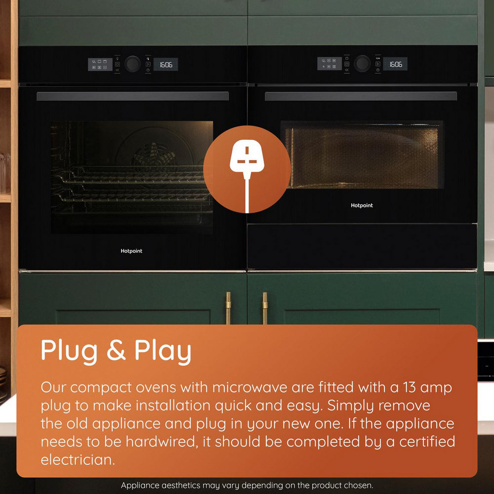 Hotpoint HO278PXUK Class 2 60cm Built In Electric Single Multifunction Pyrolytic Oven Silver