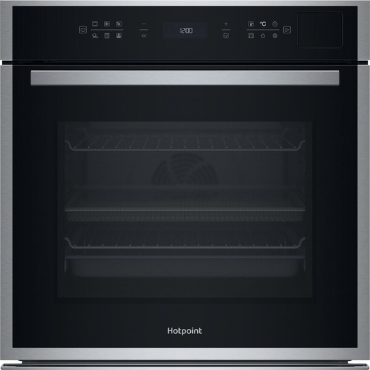 Hotpoint HOI6A8PT1SXUK Class 6 Built-In Electric Single Oven With Pyrolytic Cleaning Stainless Steel