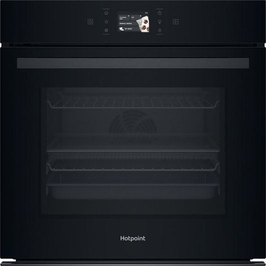 Hotpoint HOI98PT2SBUK Class 8 ActiveMultiflow Electric Single Fan Oven with Air Fry Black