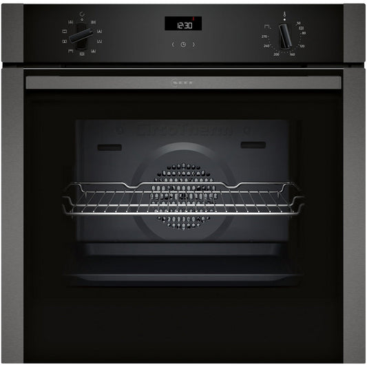 Neff B1ACE4AG3B N50 60cm Built in Electric Single Oven Graphite Grey