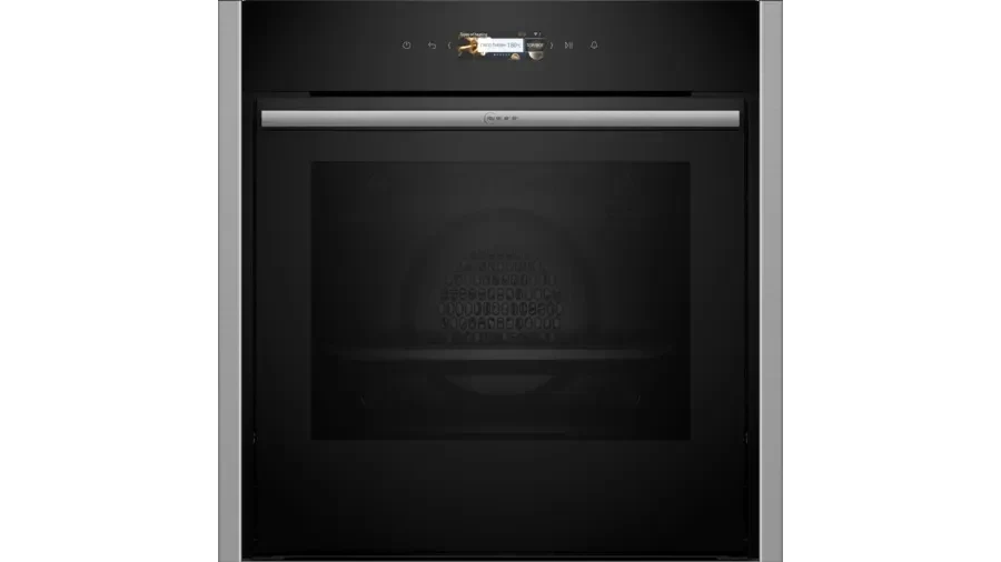 Neff B54CR71N0B N70 Slide and Hide Built-In Electric Single Oven Stainless Steel