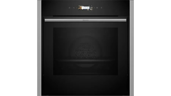 Neff B54CR71N0B N70 Slide and Hide Built-In Electric Single Oven Stainless Steel