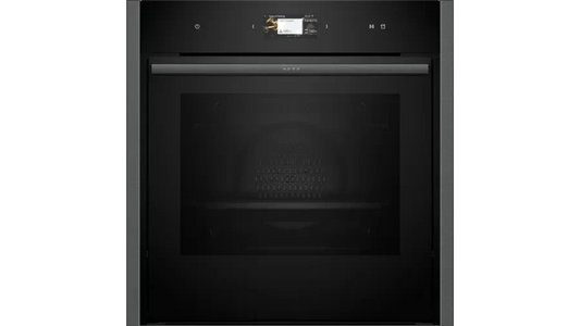 Neff B64VS71G0B N90 Slide and Hide Built-In Electric Single Oven Graphite