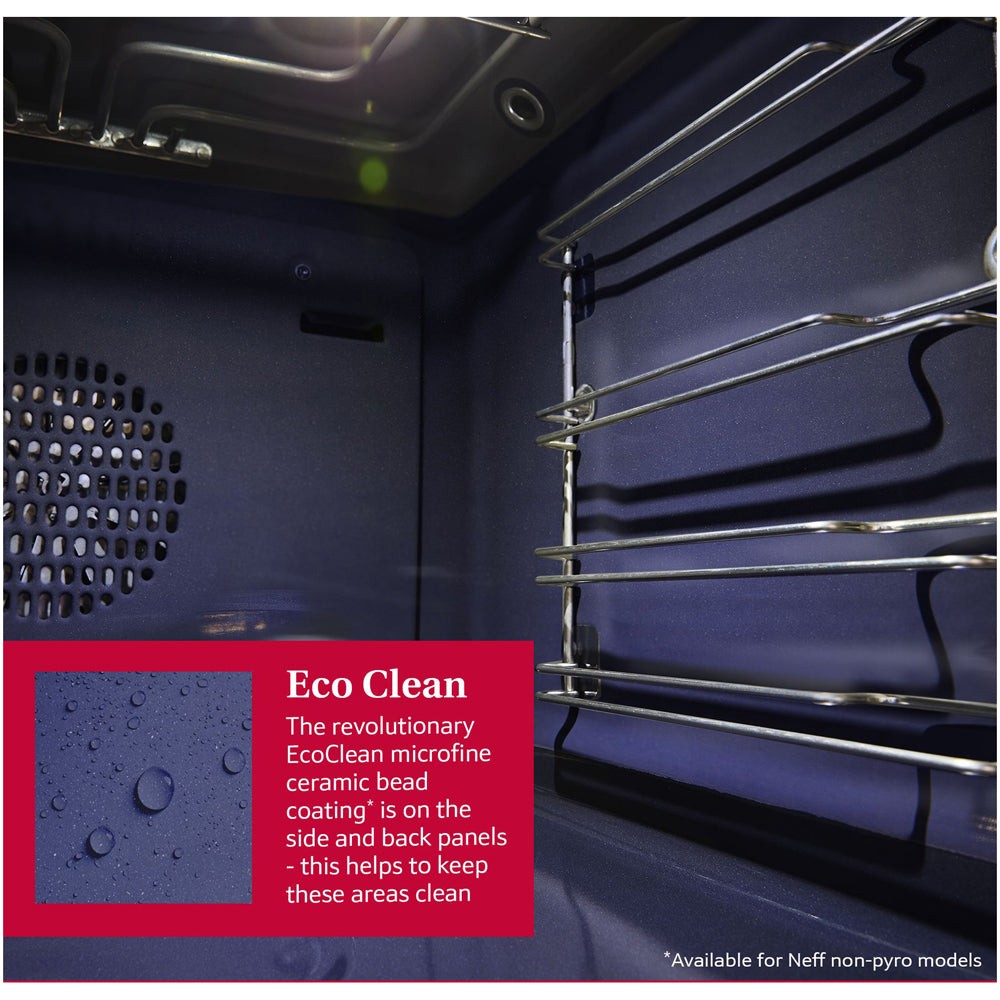 Neff B6ACH7AN7B N50 Slide and Hide Built In Self Cleaning Single Electric Oven Stainless steel