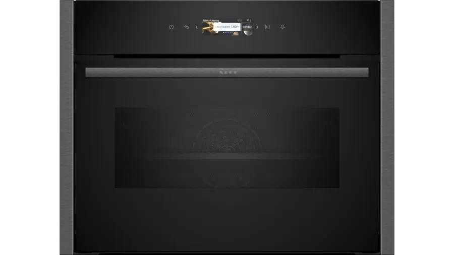 Neff C24MR21G0B N70 Built-In Compact Oven with Microwave Function Graphite