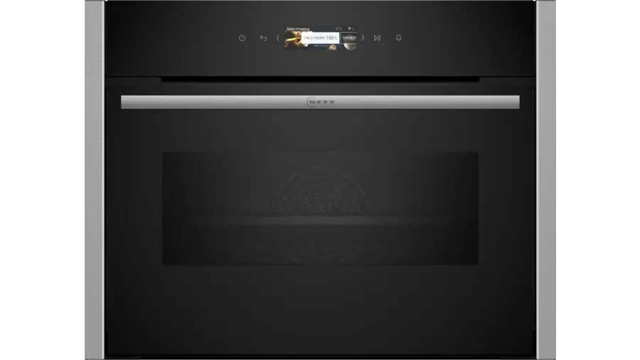 Neff C24MR21N0B N70 Built-In Compact Oven with Microwave Stainless Steel