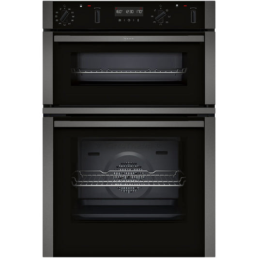 Neff U2ACH7AG7B N50 Built in Self Cleaning Electric Double Oven Graphite